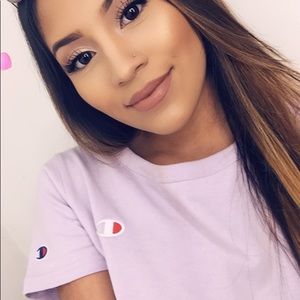 Purple Champion crop top